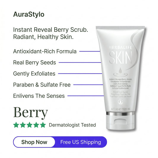 Herbalife SKIN Instant Reveal Berry Scrub