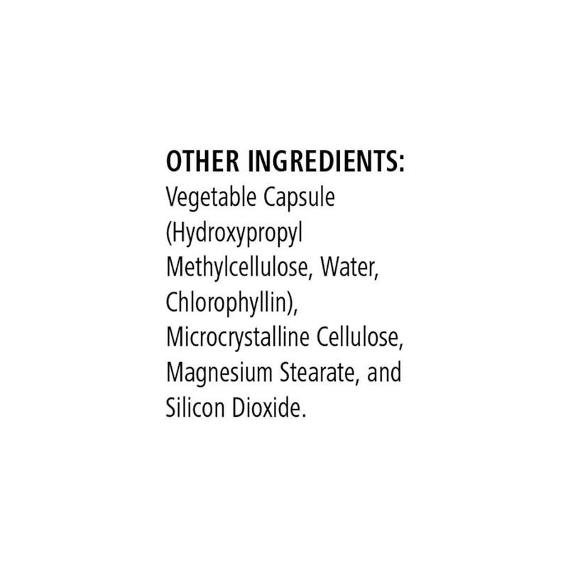 List of other ingredients on a white background