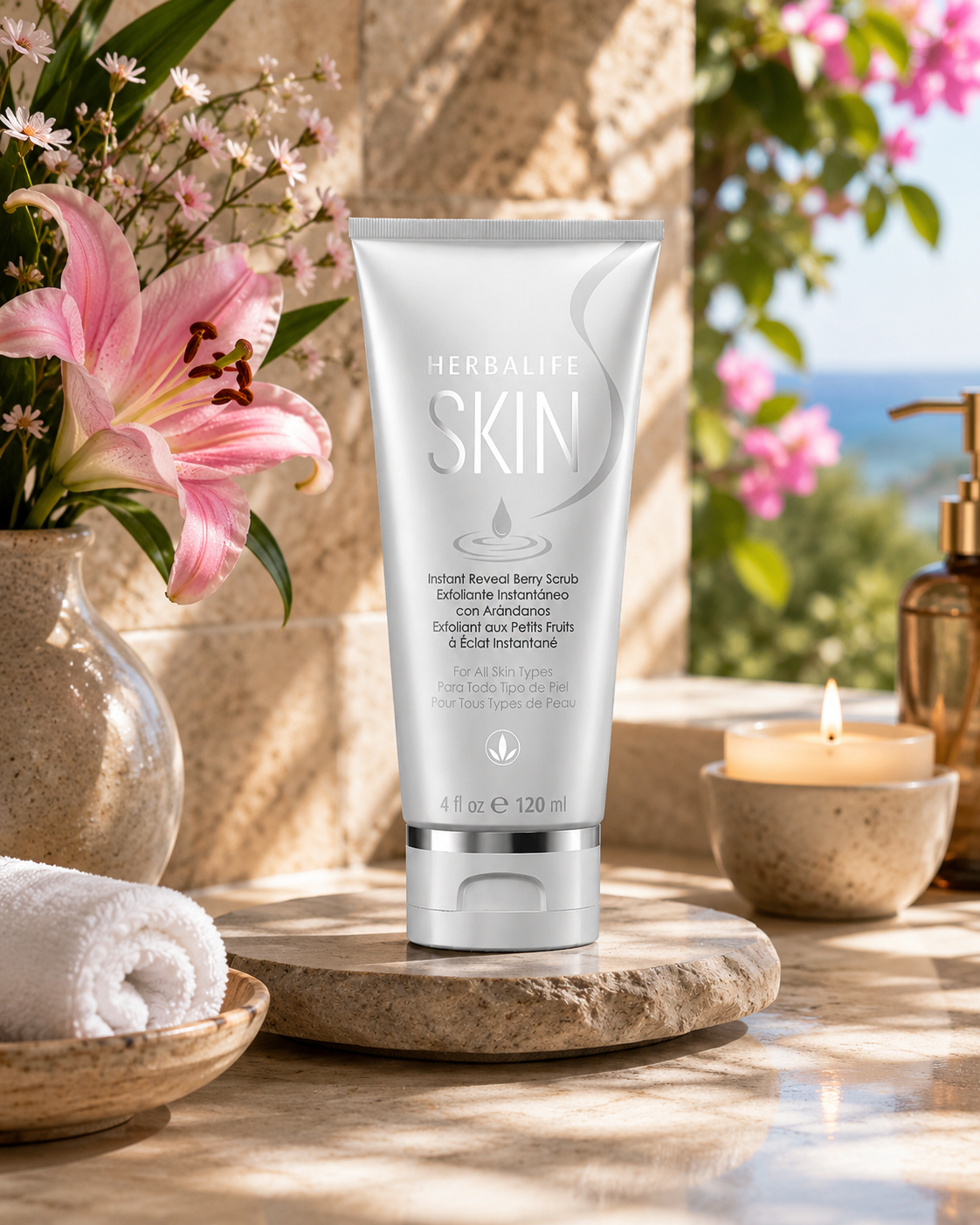Herbalife SKIN Instant Reveal Berry Scrub