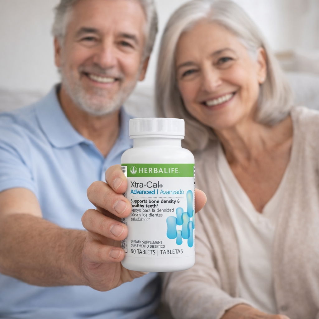 Daily calcium supplement for strong bones, joints, and teeth