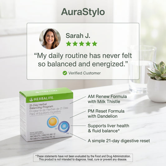 21-Day Herbal Balancing Program: 42 Tablets for AM/42 Tablets for PM