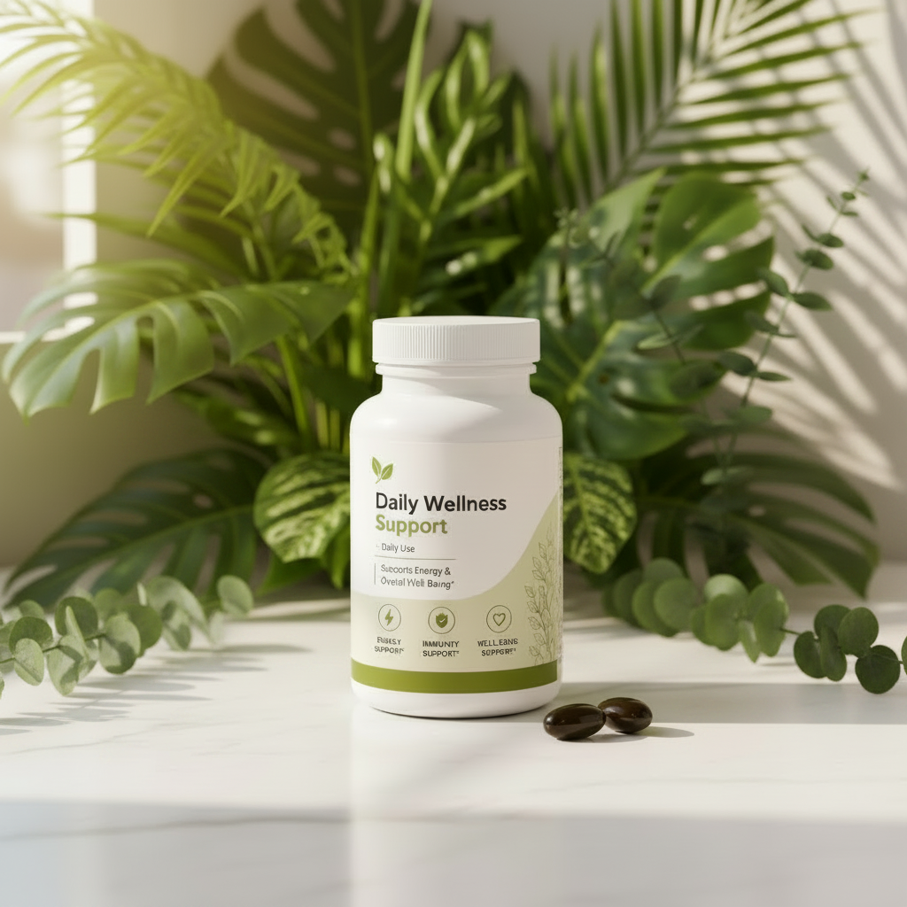 Daily Wellness Support with Vitamin D Softgels | 30 Count Bottle