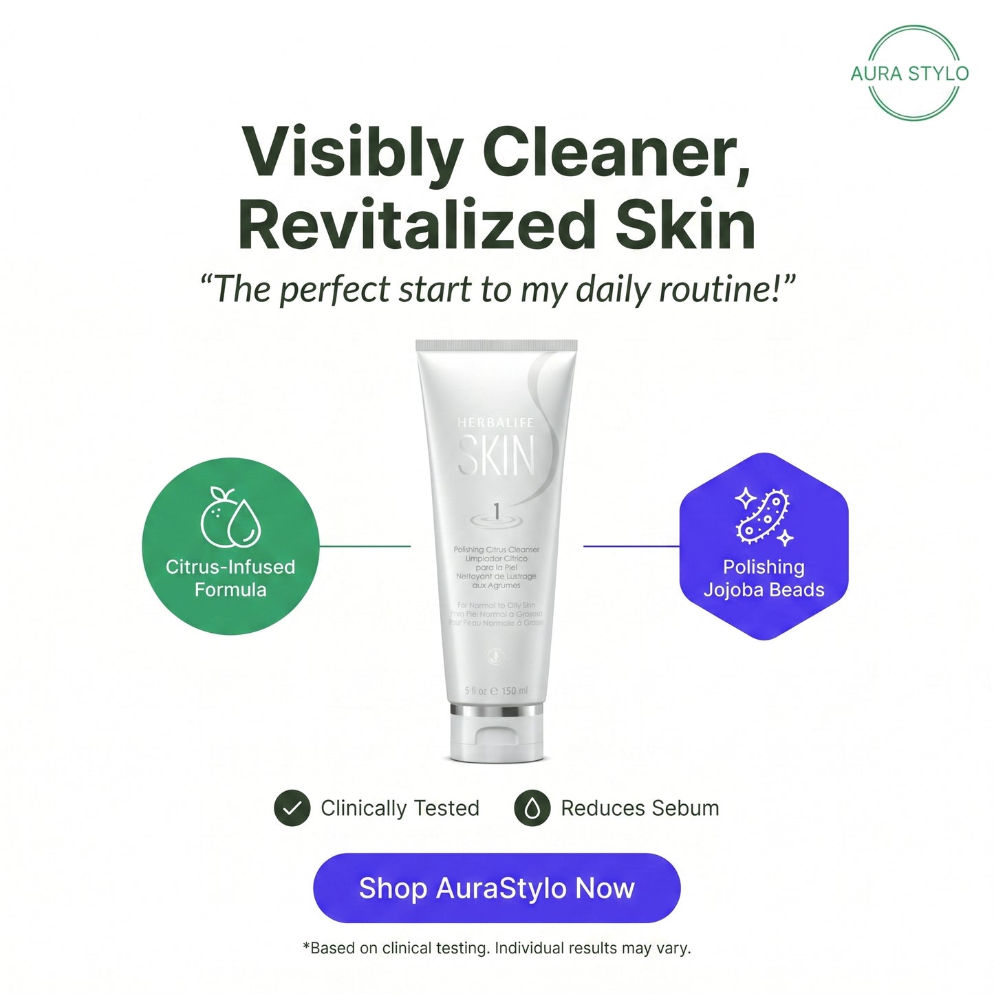 AuraStylo SKIN® Polishing Citrus Cleanser