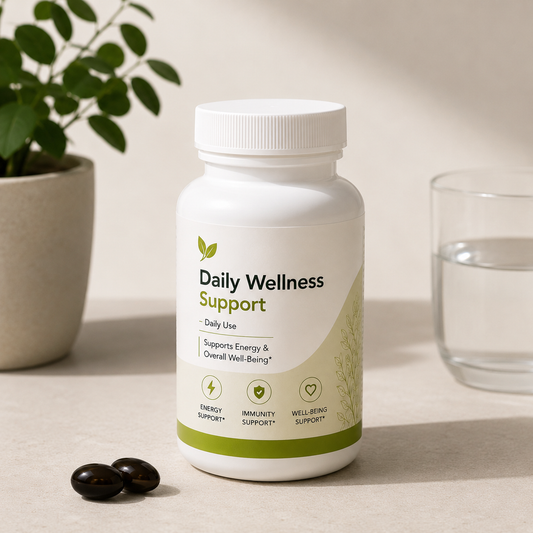 Daily Wellness Support with Vitamin D Softgels | 30 Count Bottle
