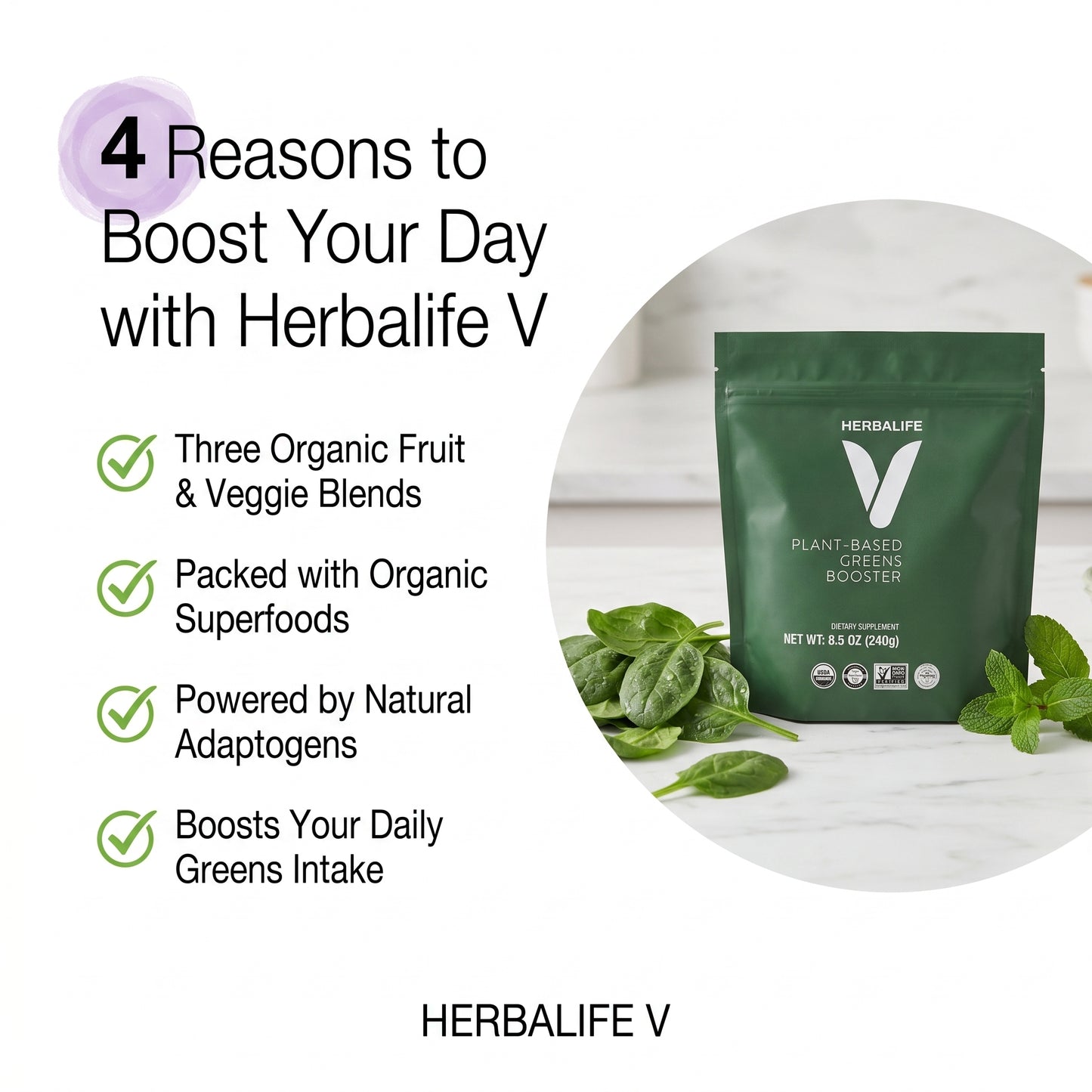 HERBALIFE V Plant-Based Greens Booster