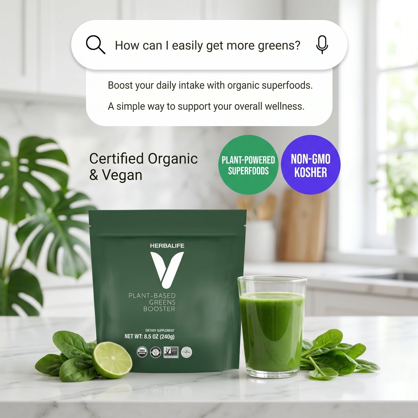 HERBALIFE V Plant-Based Greens Booster