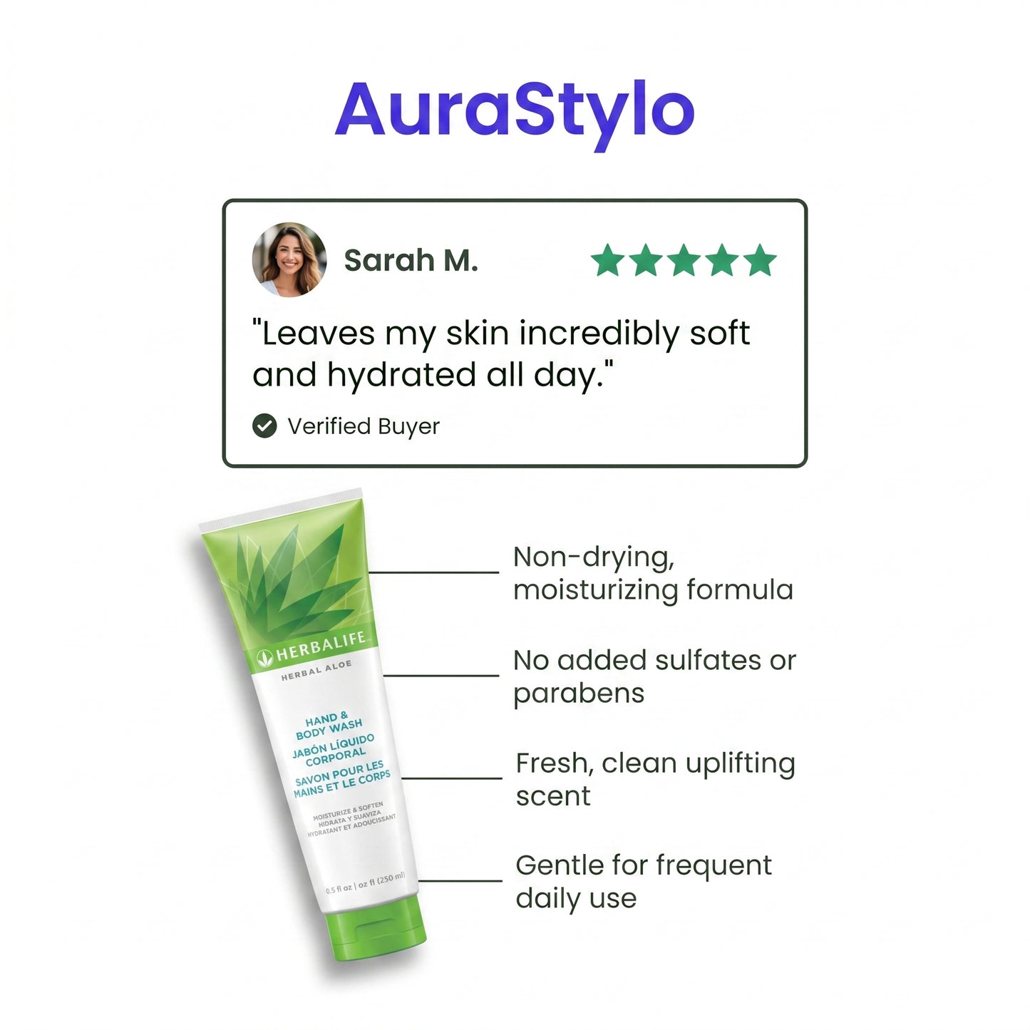 Herbal Aloe Hand & Body Wash
