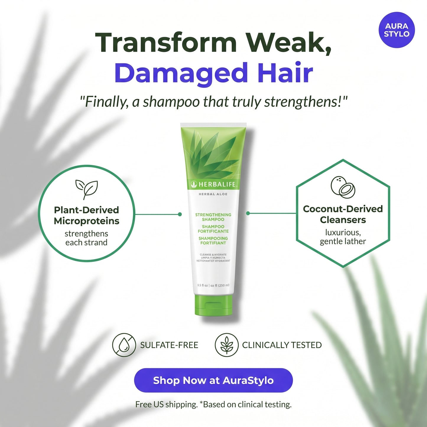 Herbal Aloe Strengthening Shampoo