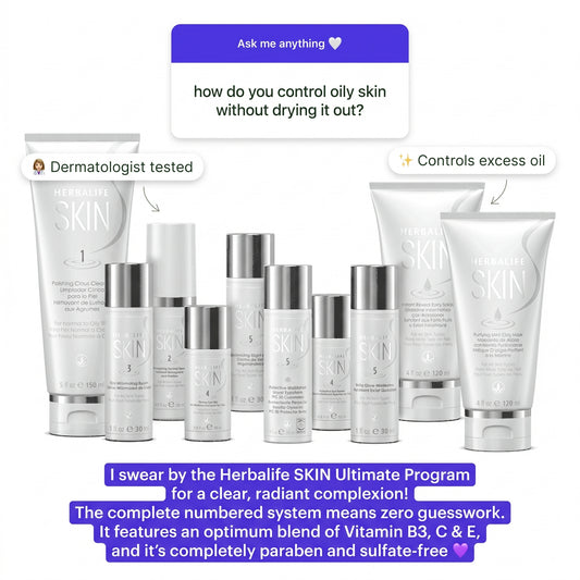 Herbalife SKIN Ultimate Program for Normal to Oily Skin Care
