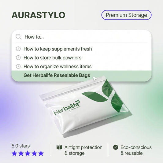 Herbalife Branded Resealable Bags