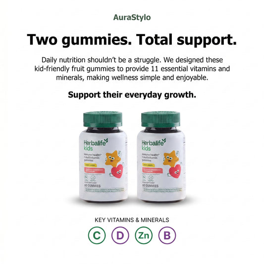 Herbalife Kids Immune Health + Multivitamin Gummies
