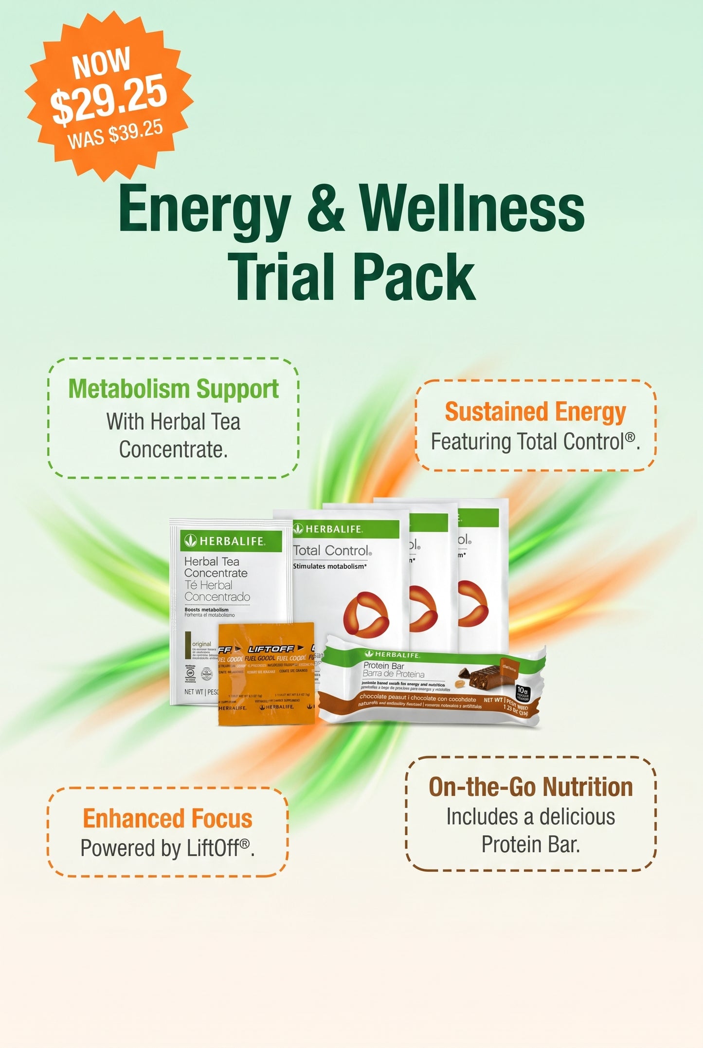 Herbalife Sample Pack for Weight Management & Energy