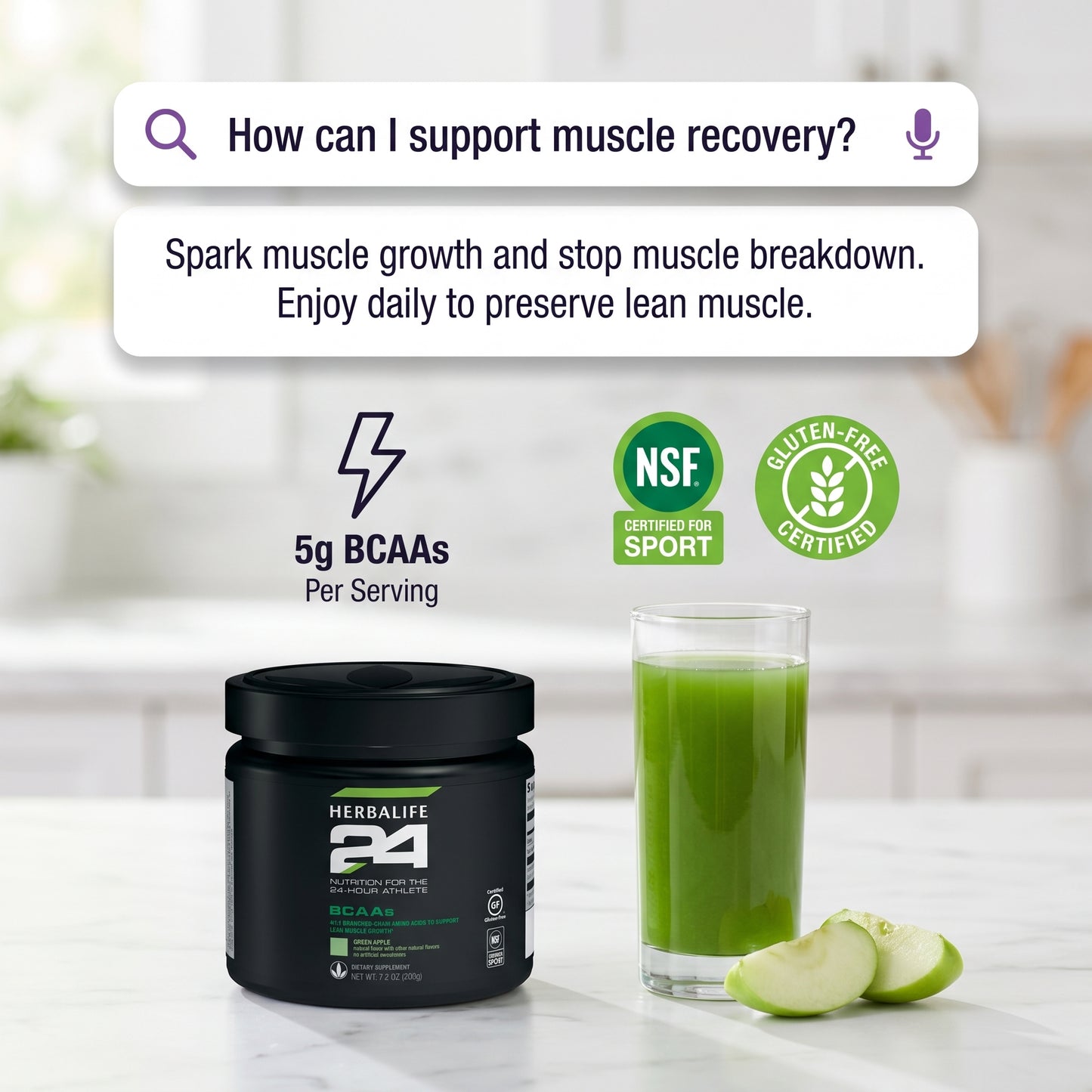 Herbalife24® BCAAs: Green Apple