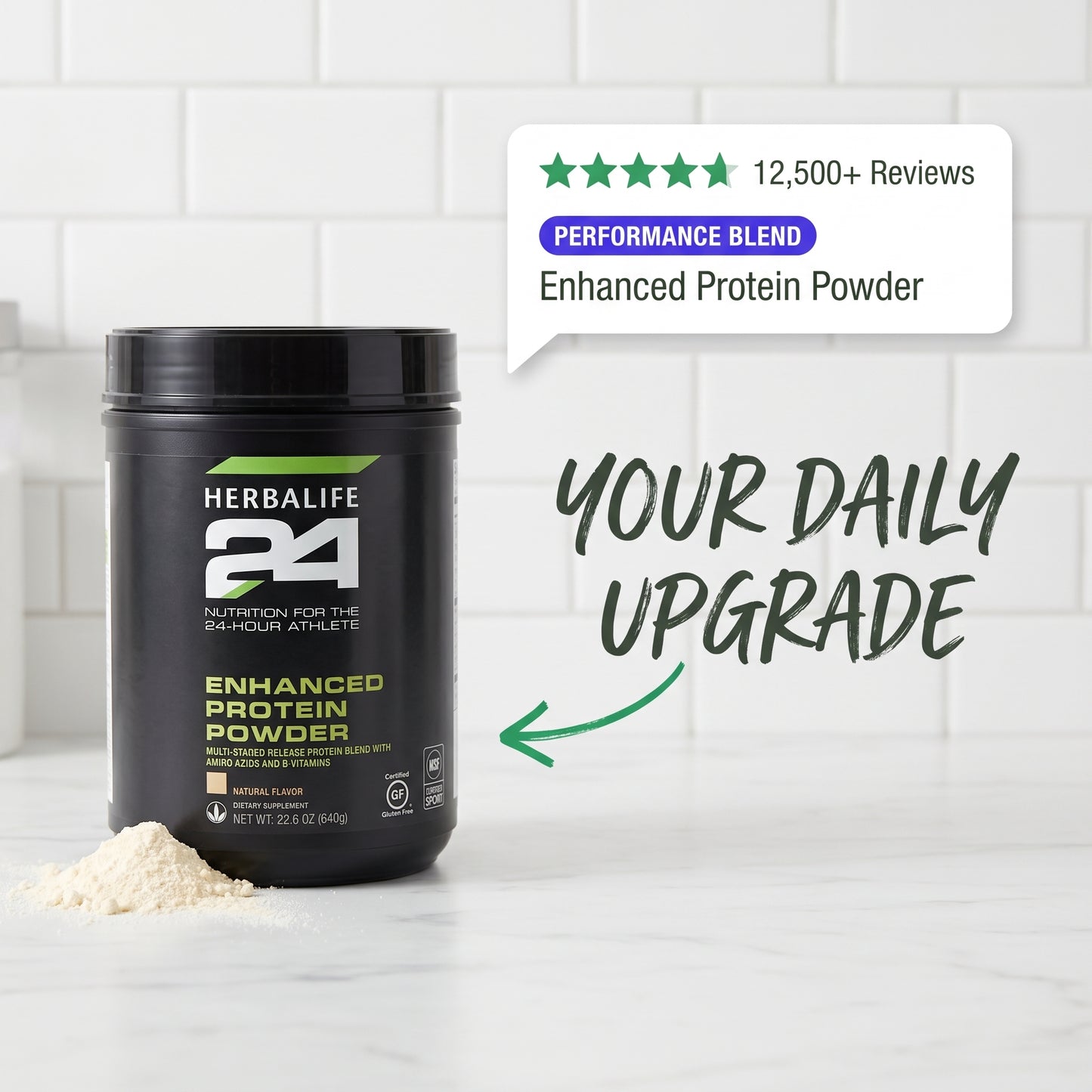 Herbalife24® Enhanced Protein Powder: Natural Flavor