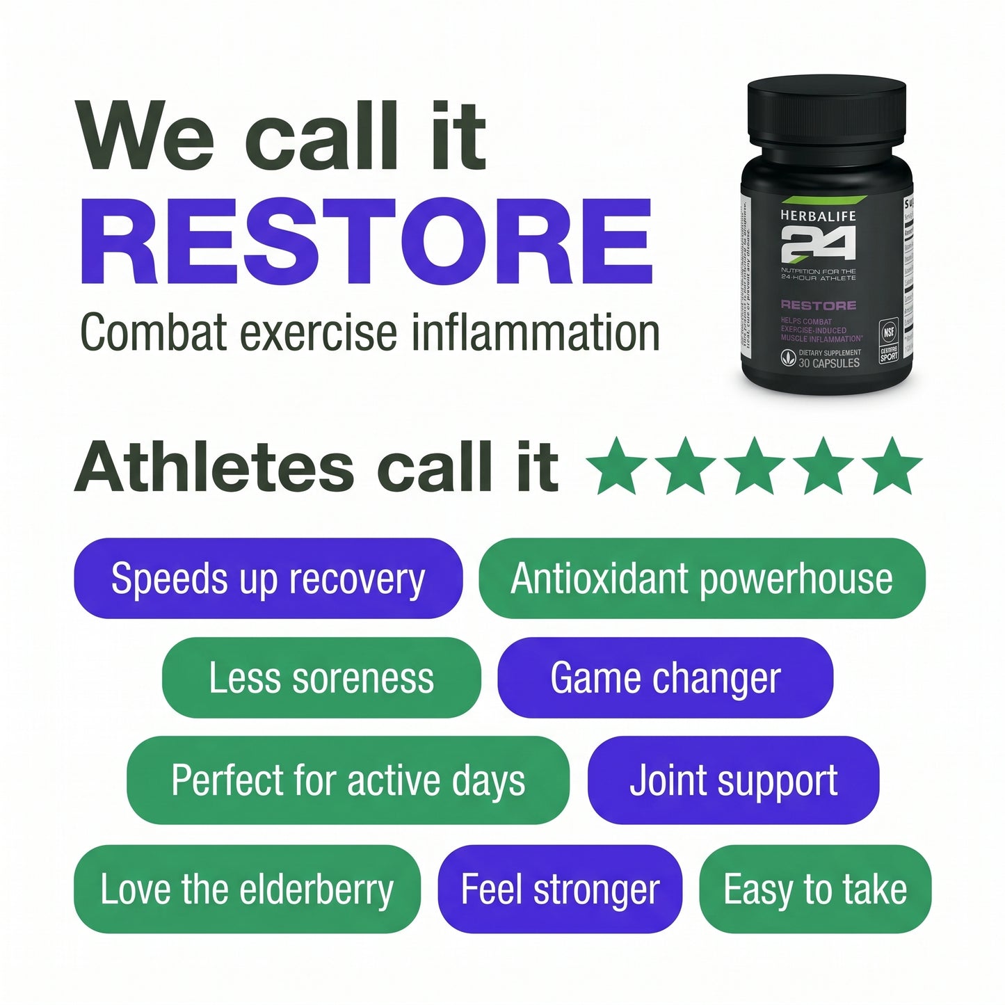 Herbalife24 Restore: Post-Workout Recovery Support