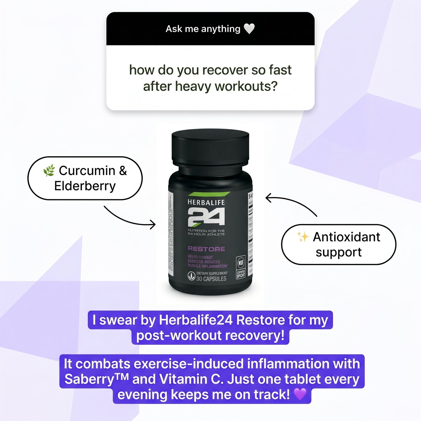 Herbalife24 Restore: Post-Workout Recovery Support