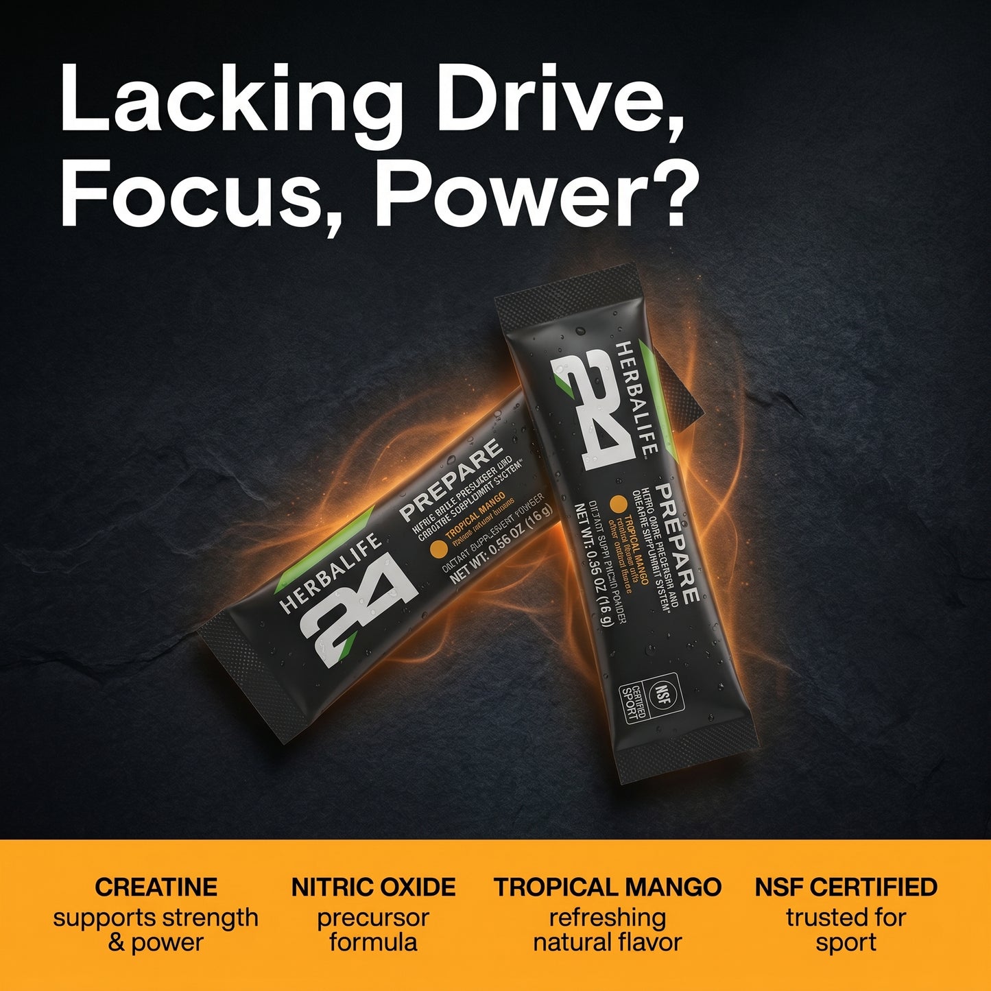 Herbalife24® Prepare Packets: Tropical Mango (10 Count)