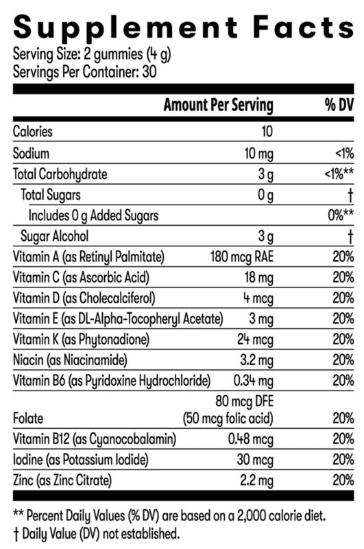 Herbalife Kids Immune Health + Multivitamin Gummies