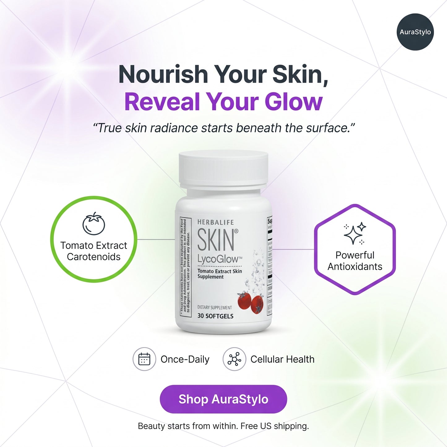 LycoGlow: Inner Skin Radiance & Antioxidant Boos