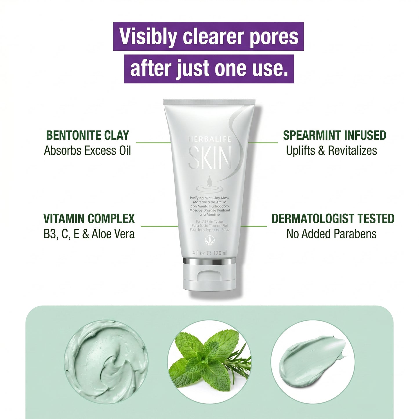 Purifying Mint Clay Mask for Clearer, Smoother