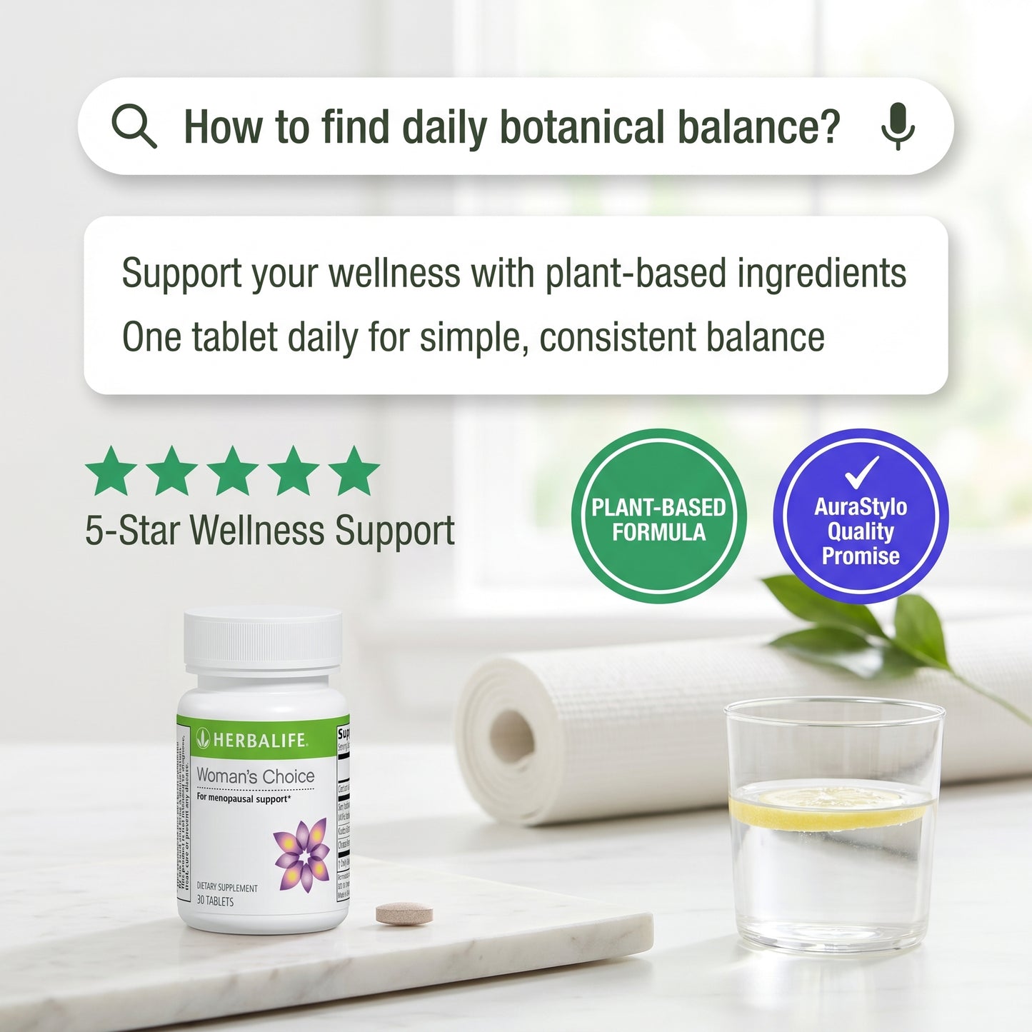 Woman’s Choice | Daily Support & Botanical Balance for Women