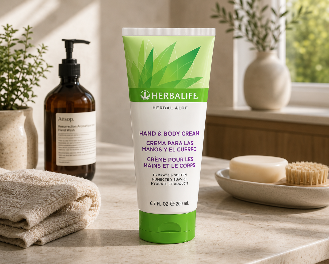 Herbal Aloe Hand & Body Cream