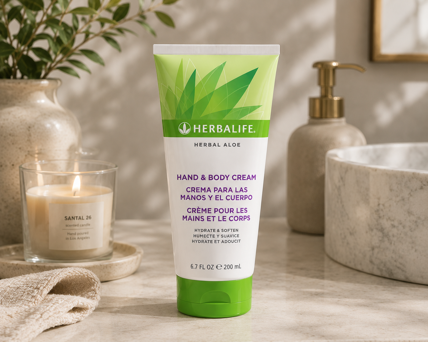 Herbal Aloe Hand & Body Cream