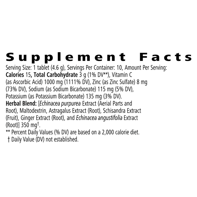 Supplement facts for Best Defense®: Orange Boost dietary supplement with ingredients and nutritional information, AuraStylo.