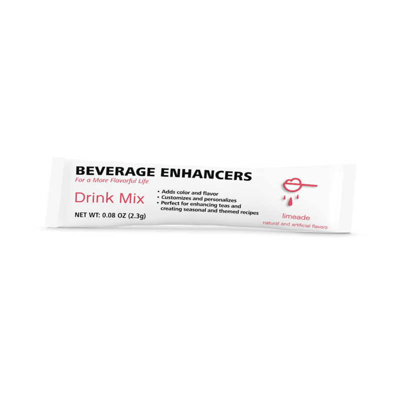 AuraStylo Beverage Enhancers drink mix packet for adding coconut flavor to beverages.