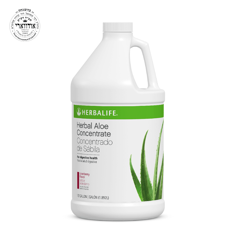 AuraStylo Herbal Aloe Concentrate bottle for digestive health and nutrient absorption, featuring aloe vera.