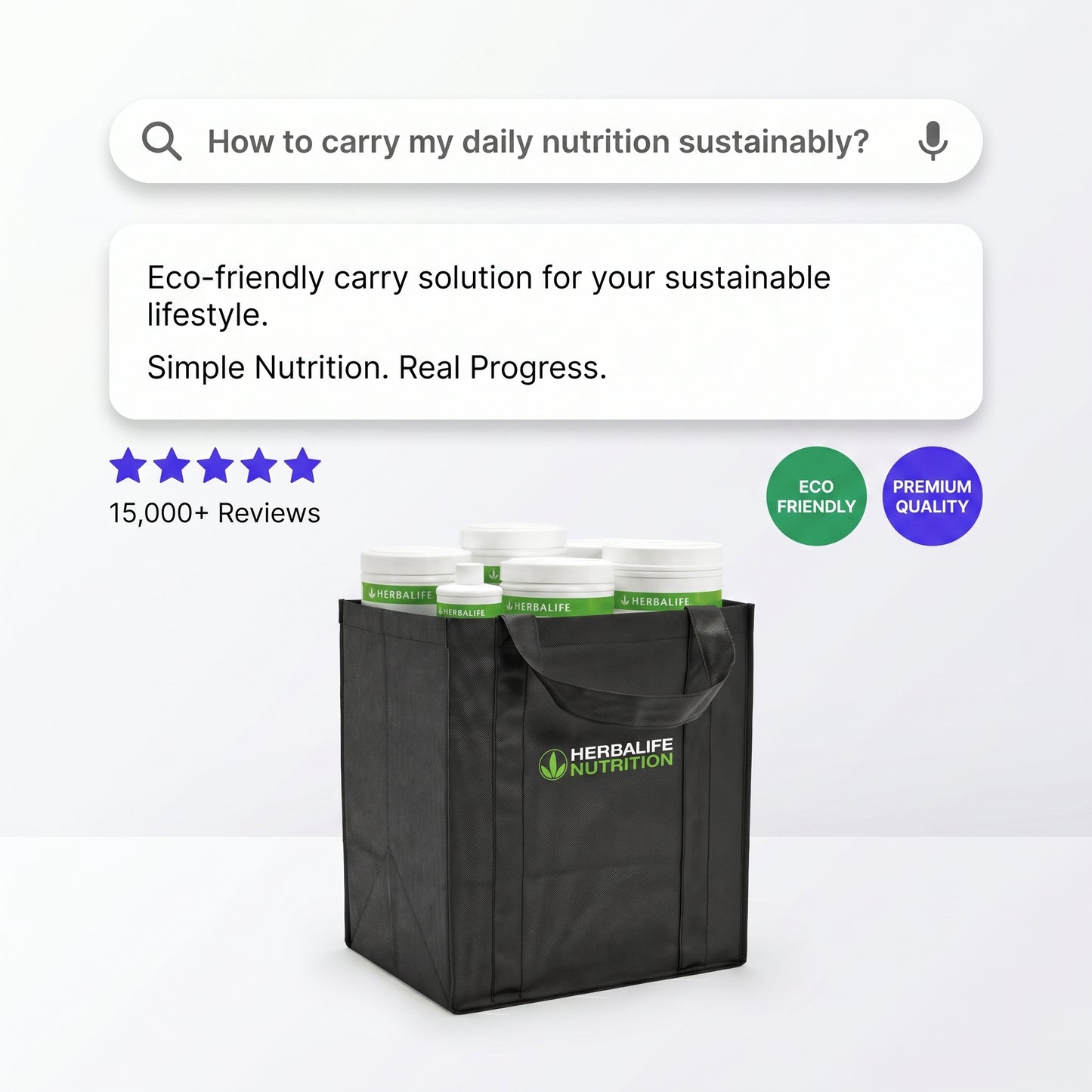 Reusable Branded Bag | Sustainable & Donates