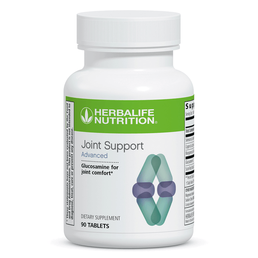AuraStylo Joint Support Advanced: 90 Tablets bottle for joint health with glucosamine and essential nutrients.