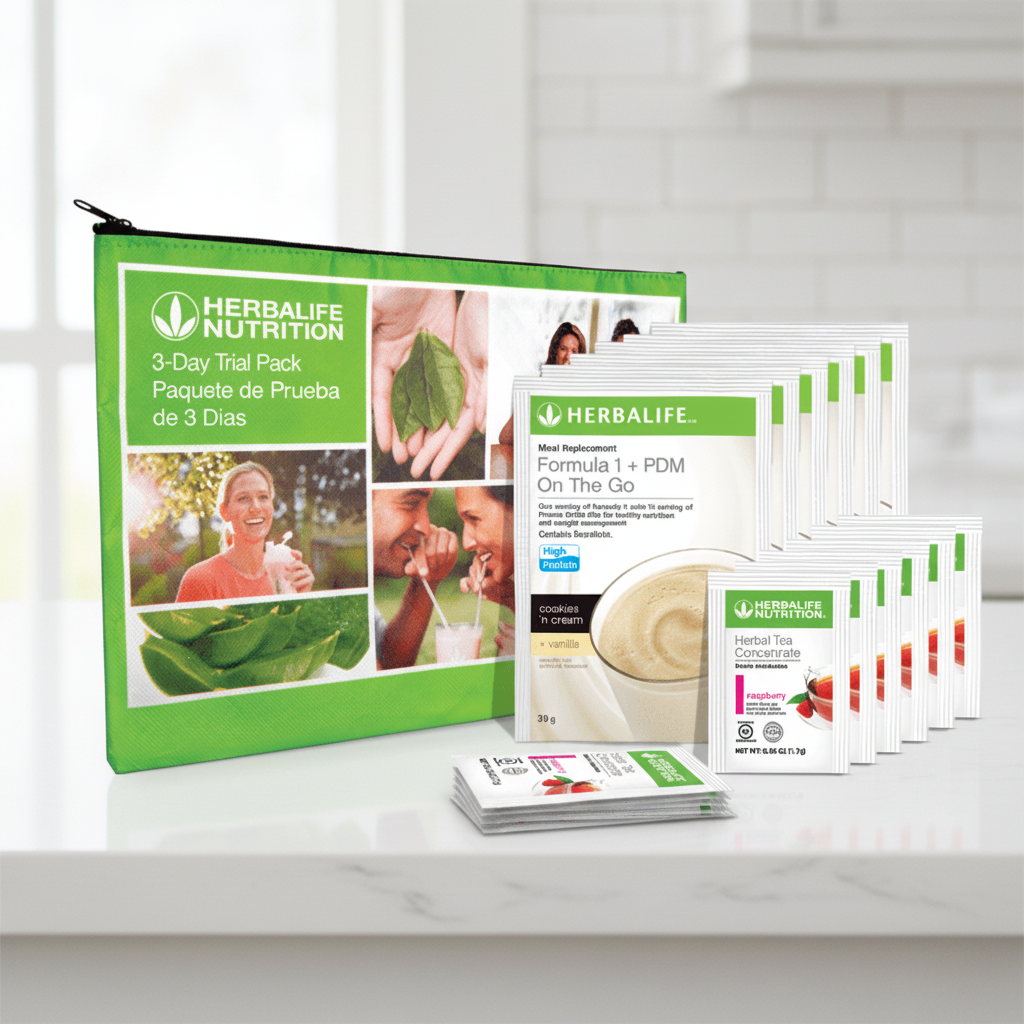 3-Day Trial Pack with Herbal Tea Concentrate: 1 set