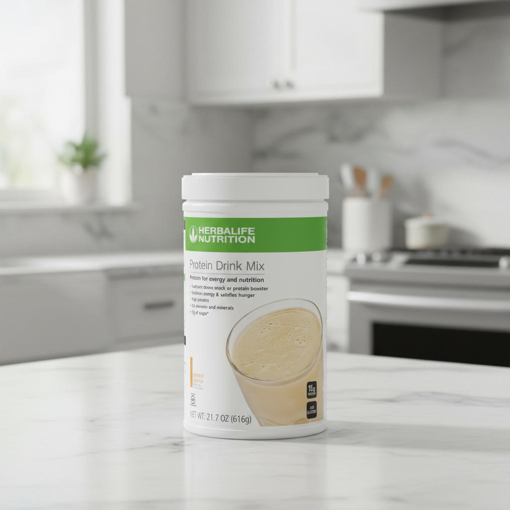 AuraStylo Protein Drink Mix, a nutritious supplement for energy, muscle building, and satisfying hunger, gluten-free formula.