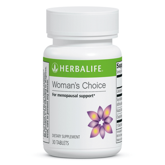 Herbalife Women's Choice dietary supplement bottle on a white background