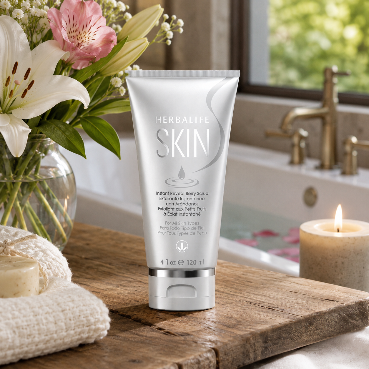 Herbalife SKIN Instant Reveal Berry Scrub