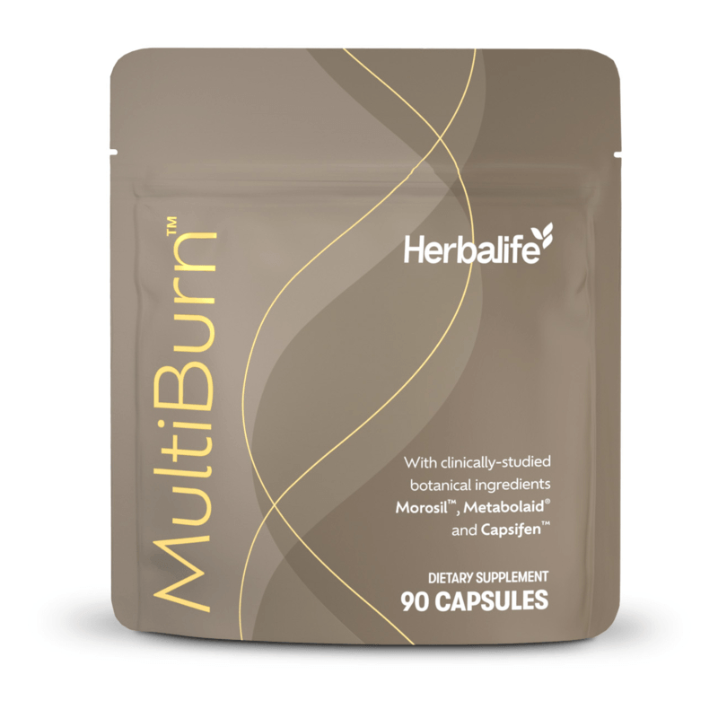MultiBurn™ dietary supplement from AuraStylo with 90 capsules, featuring botanical ingredients for weight loss.
