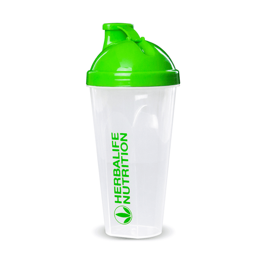 Shaker cup for Herbalife products featuring a screw-top lid, designed by AuraStylo.