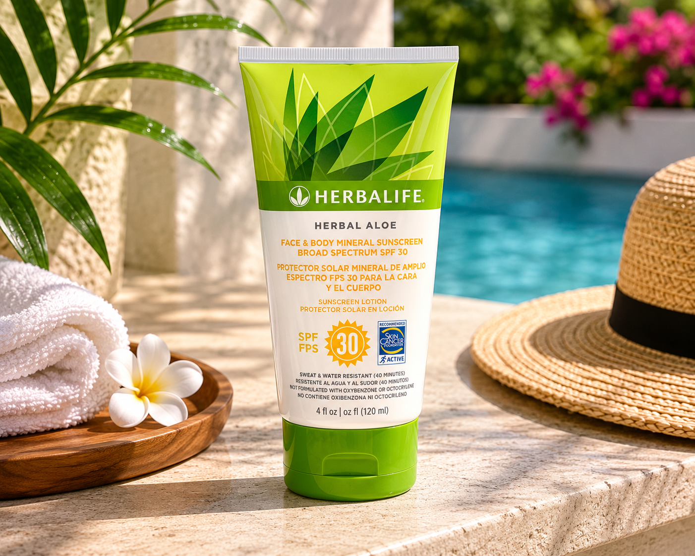 Herbal Aloe Face & Body Sunscreen Broad Spectrum SPF 30