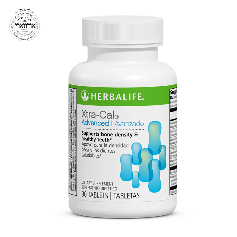 Xtra-Cal® Advanced: 90 Tablets, dietary supplement for bone density and healthy teeth from Herbalife.